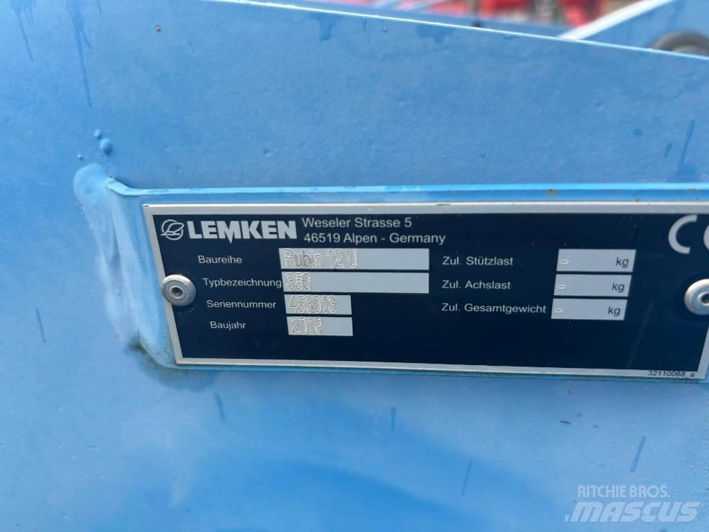 Lemken Rubin 12U 350 Kiekkomultaimet ja lautasäkeet