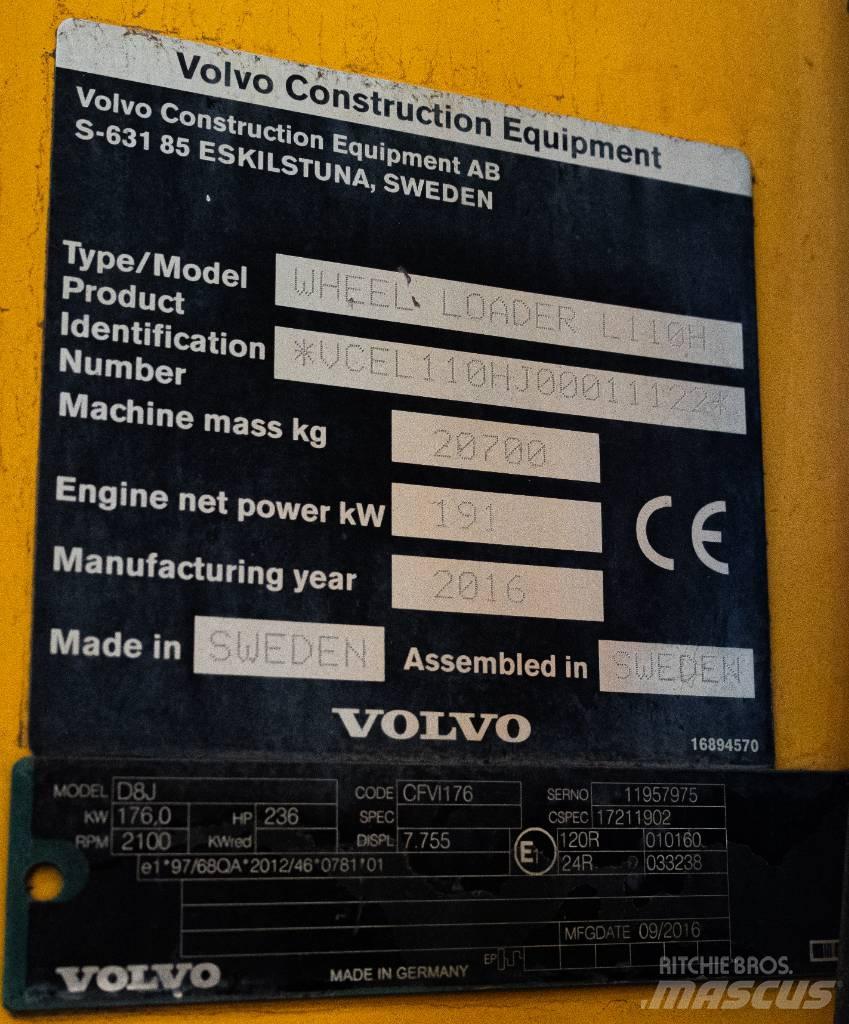 Volvo L 110 H Pyöräkuormaajat