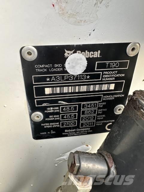 Bobcat T 190 Liukuohjatut kuormaajat