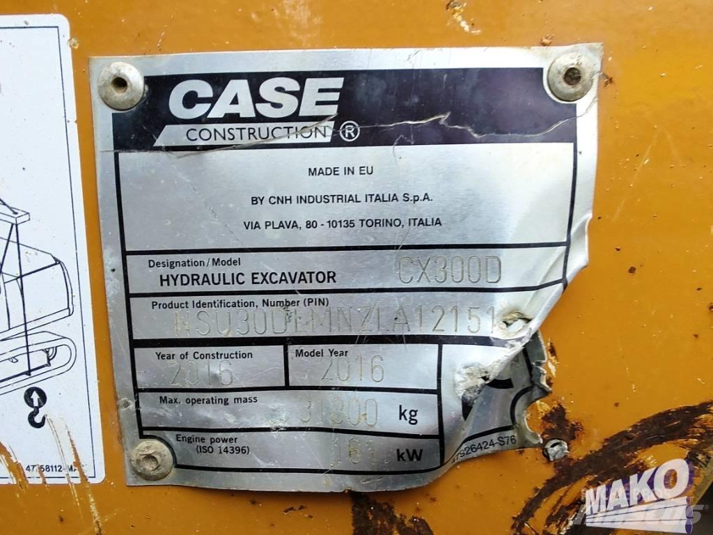 CASE CX 300 D Telakaivukoneet