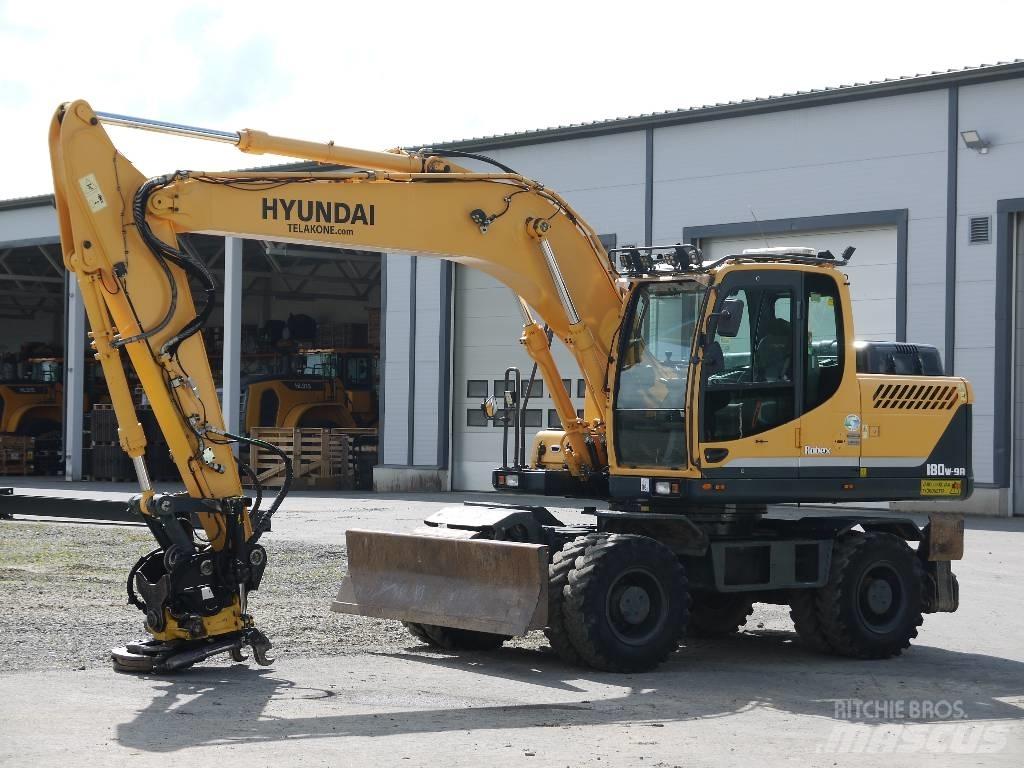Hyundai R 180 W-9A Pyöräkaivukoneet