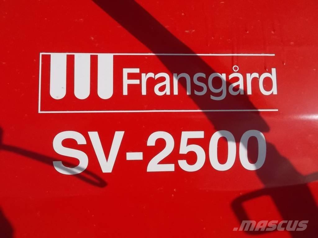 Fransgård SV 2500 Pöyhimet ja haravat