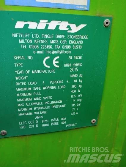 Niftylift HR 28 Kuukulkijat
