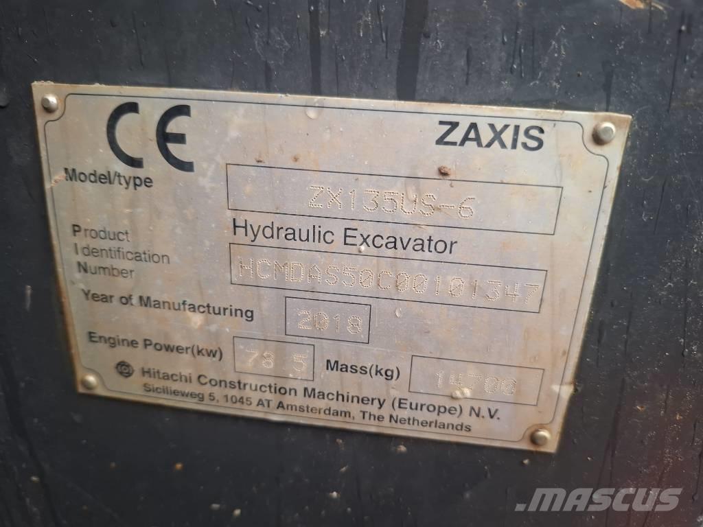 Hitachi ZX 135 US-6 Telakaivukoneet