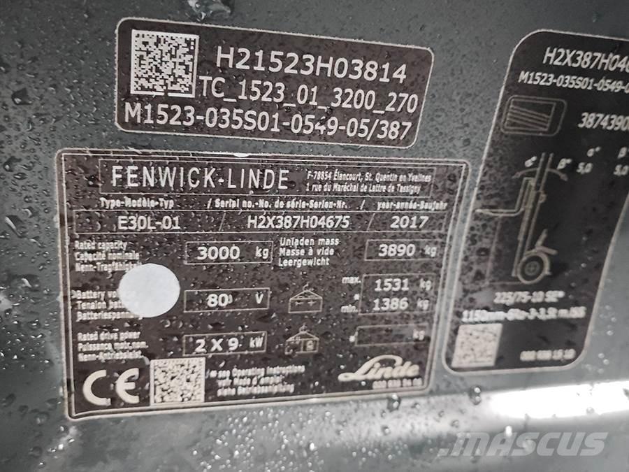 Linde E30L-01 Sähkötrukit