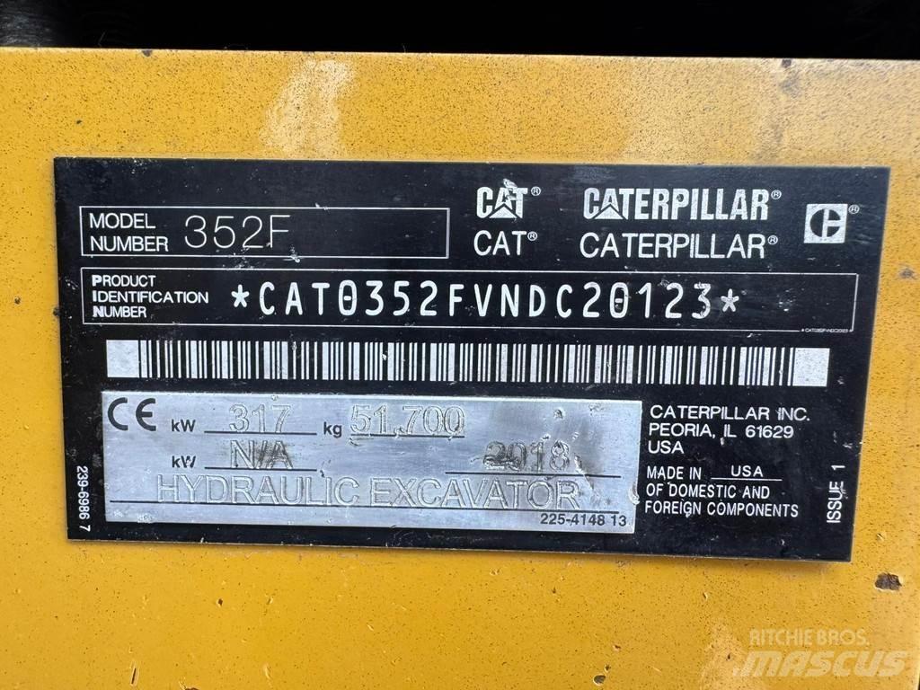 CAT 352F Erikoiskaivinkoneet