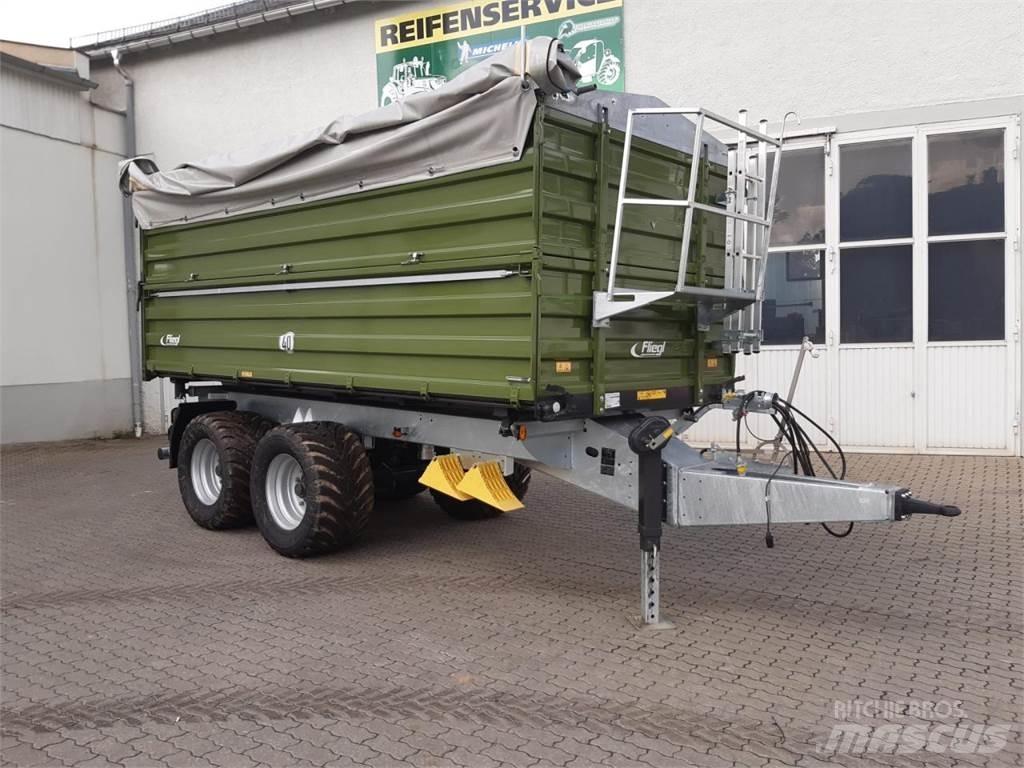 Fliegl TDK 160-88 Sora- ja kippiperävaunut