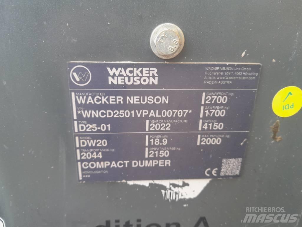 Wacker Neuson DW 20 Minidumpperit