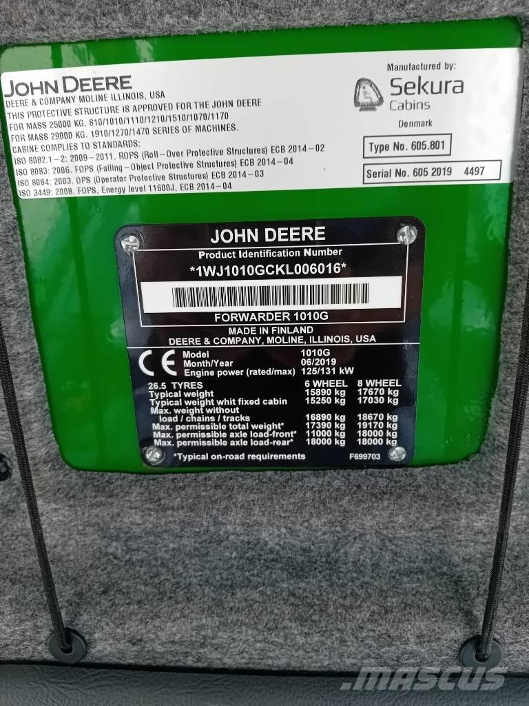 John Deere 1010G Kuormatraktorit
