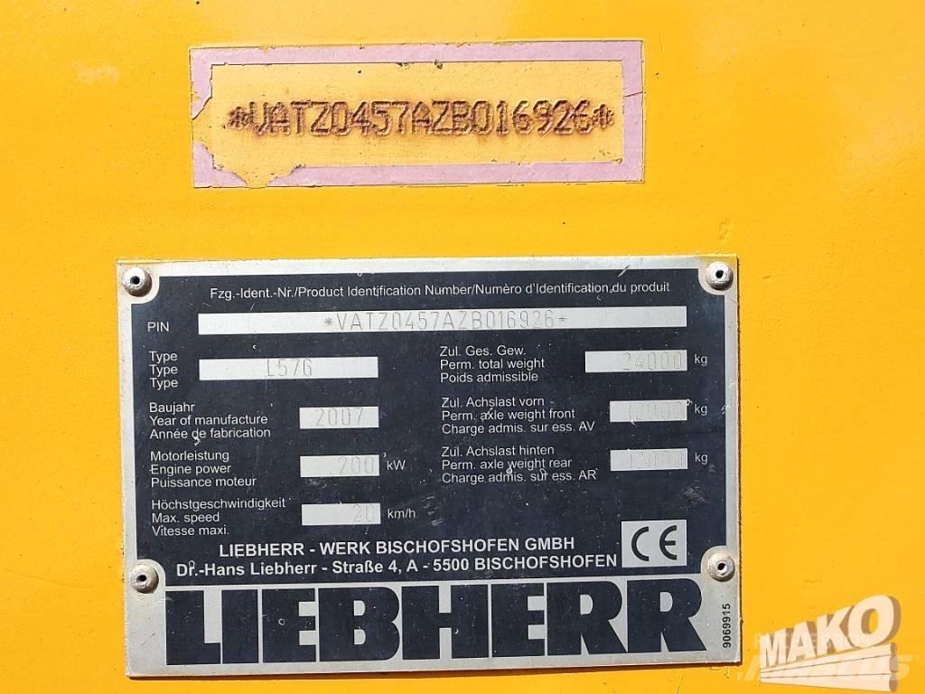 Liebherr L 576 Pyöräkuormaajat