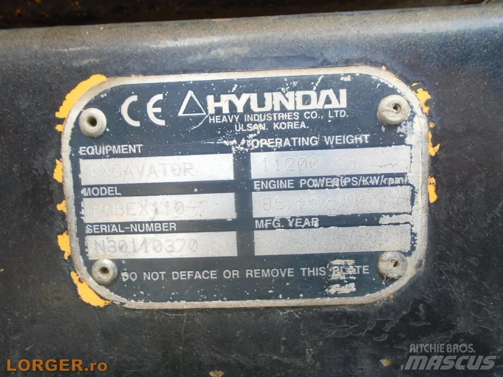 Hyundai Robex 110-7 Telakaivukoneet