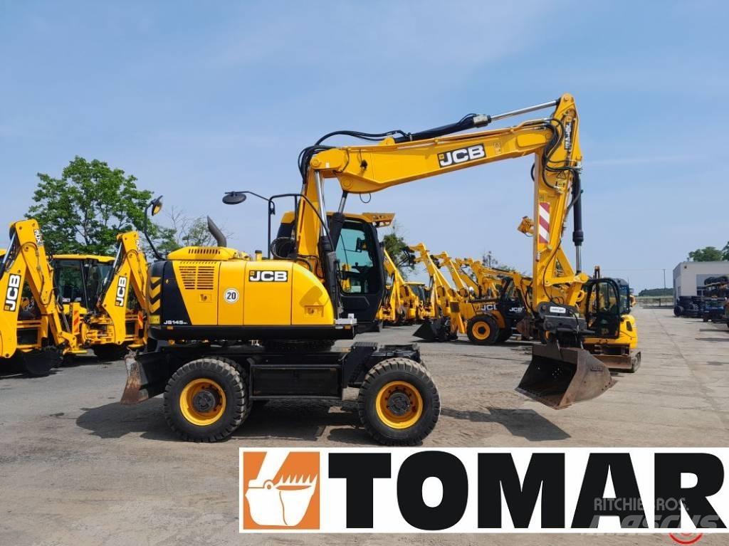JCB JS 145 W Pyöräkaivukoneet