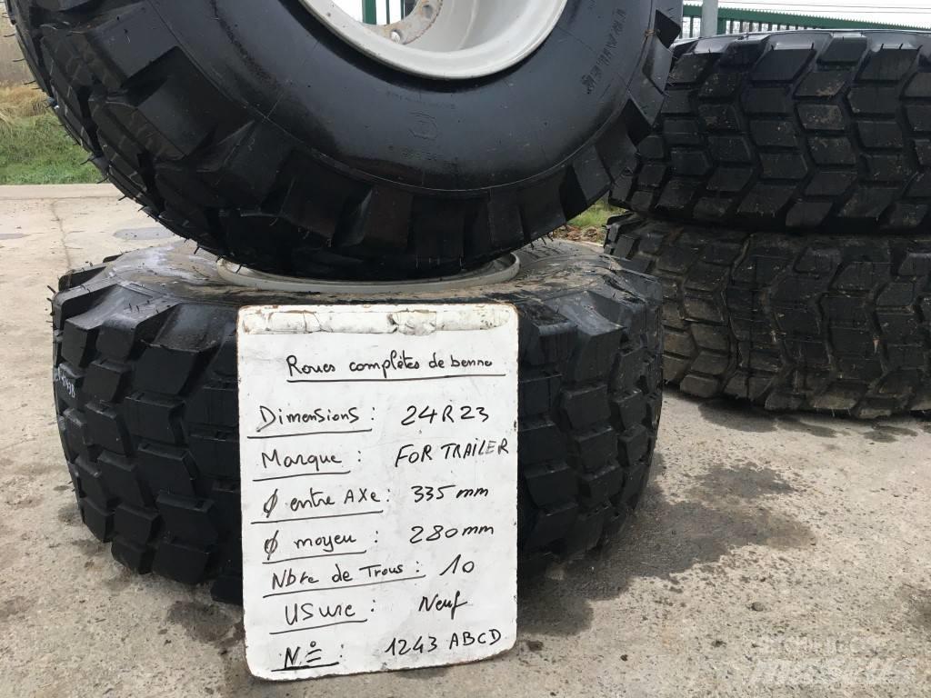  for trailer 24R23 Renkaat ja vanteet