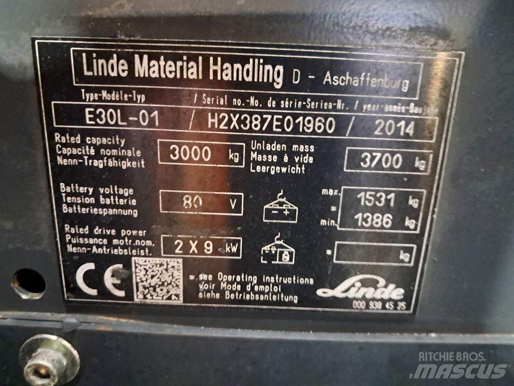 Linde E30L-01 Sähkötrukit