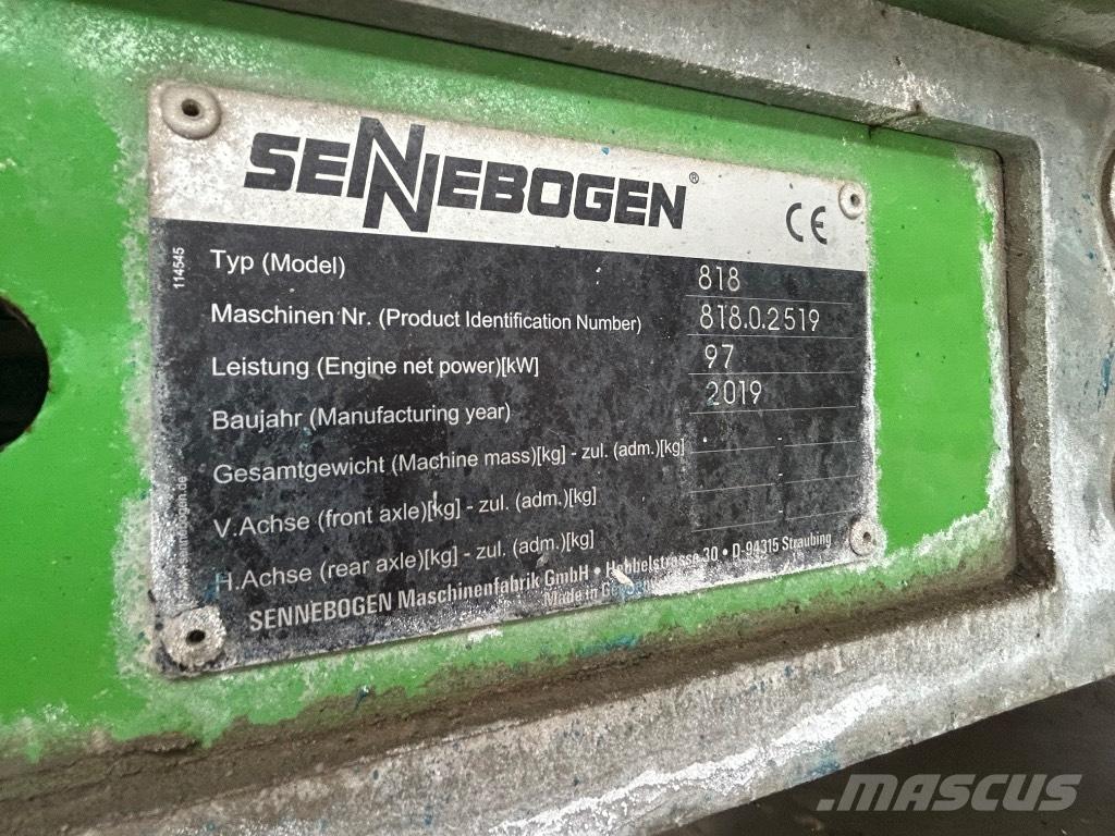 Sennebogen 818 Jätteenkäsittelijät