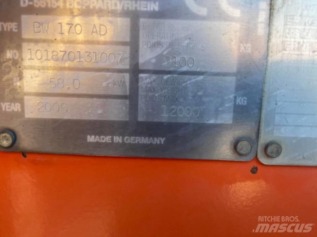Bomag BW 170 AD Tandemjyrät