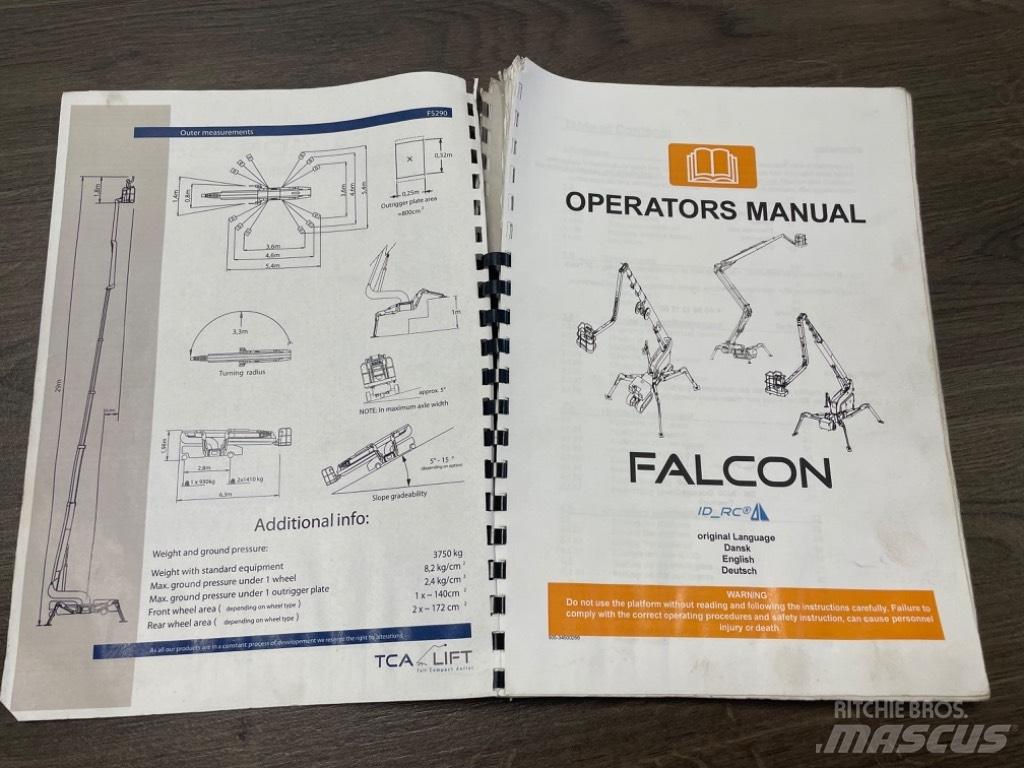 Falcon Spider FS 290 Teleskooppipuominostimet