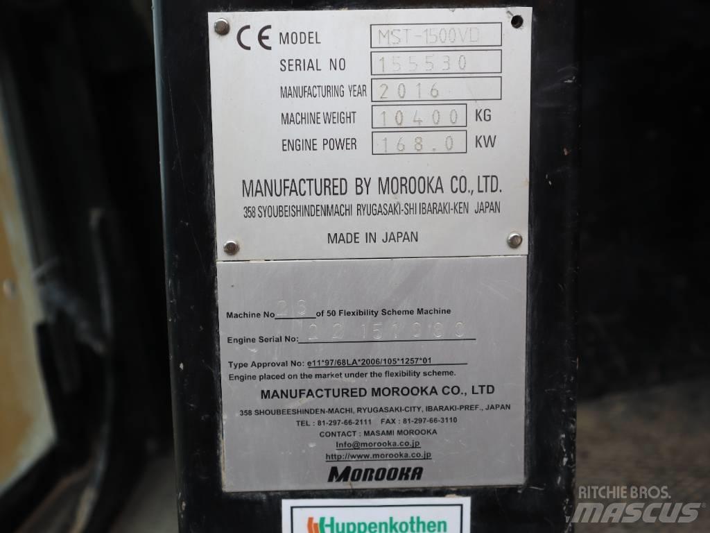 Morooka MST 1500 V D Teladumpperit