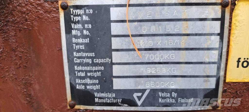 Velsa 7000kg Kippiperävaunut