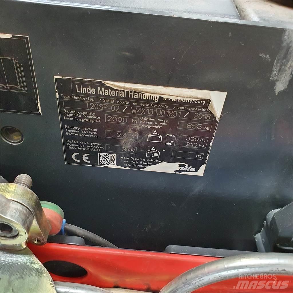 Linde T20SP-lang Lavansiirtotrukit
