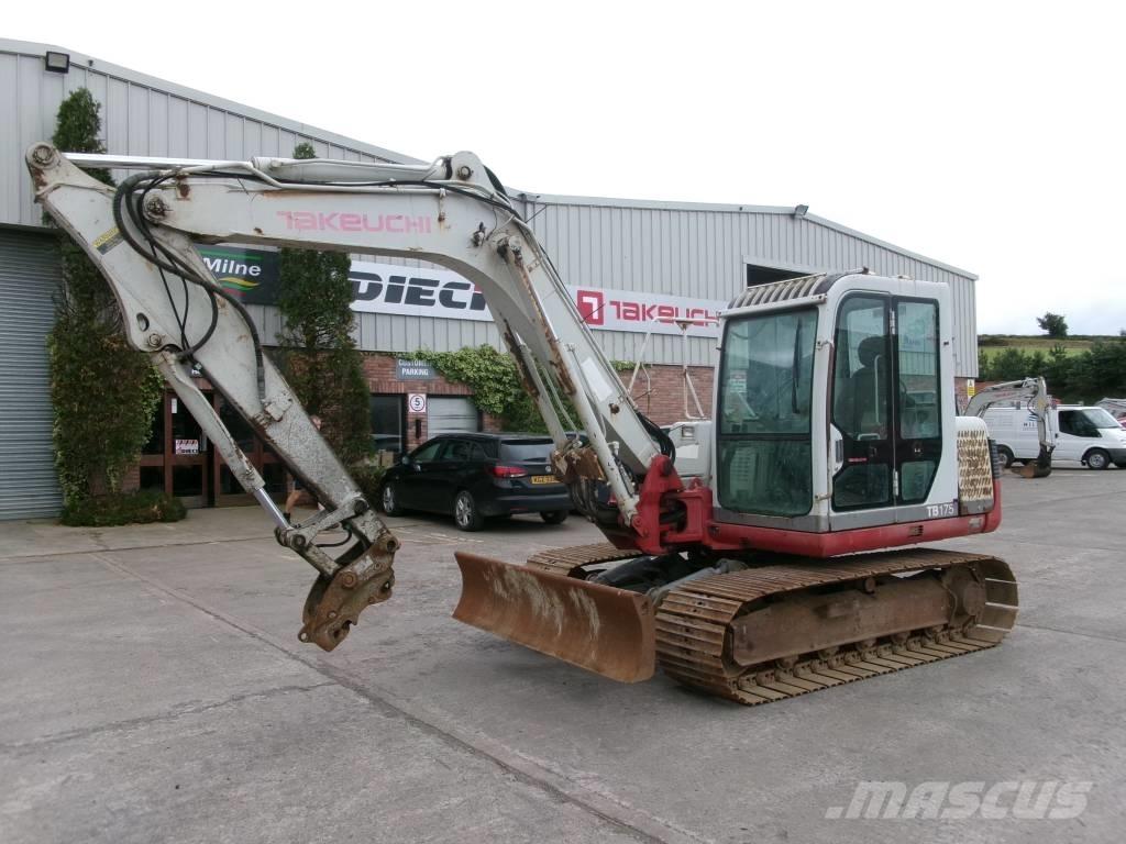Takeuchi TB 175 Midikaivukoneet 7t - 12t