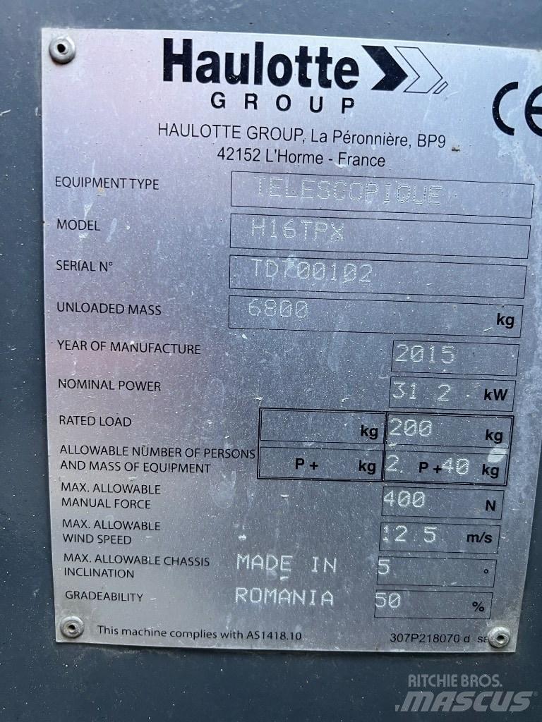 Haulotte H 16 TPX Kuukulkijat