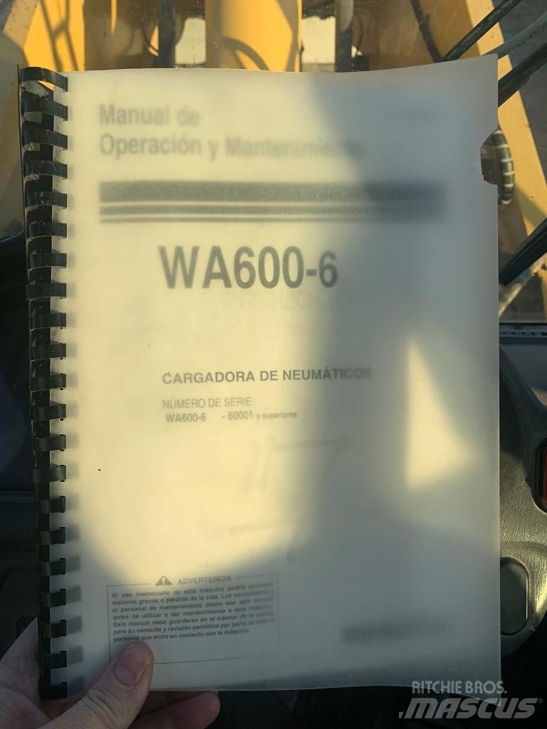 Komatsu Wa600-6 Pyöräkuormaajat