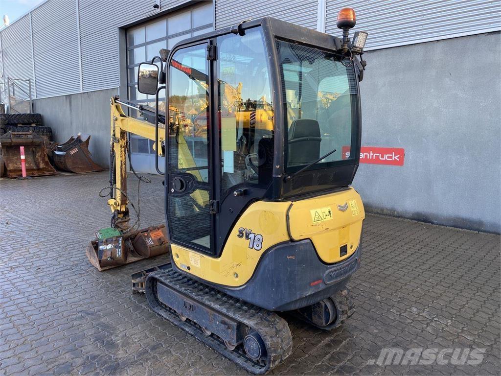 Yanmar SV18 Pyöräkaivukoneet