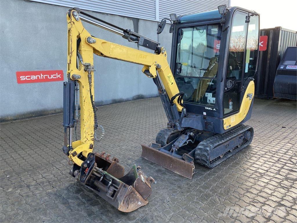 Yanmar SV18 Pyöräkaivukoneet