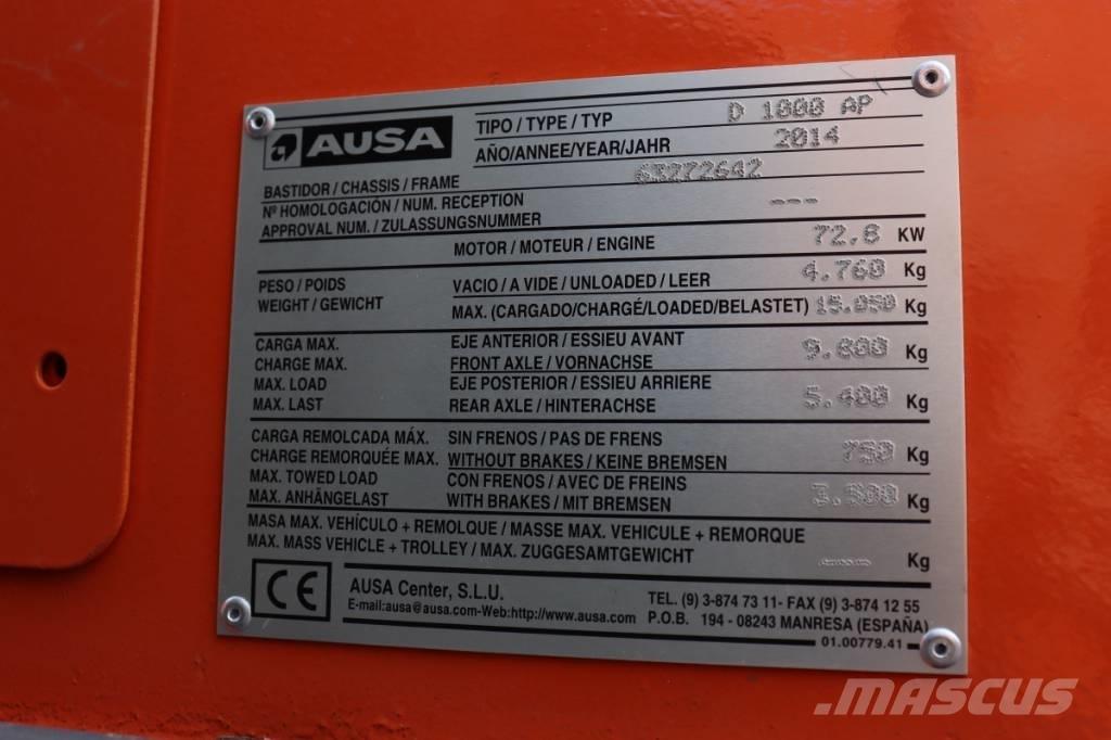 Ausa D 1000 AP Minidumpperit