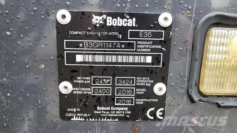 Bobcat E35 - 3500 KG Minikaivukoneet < 7t