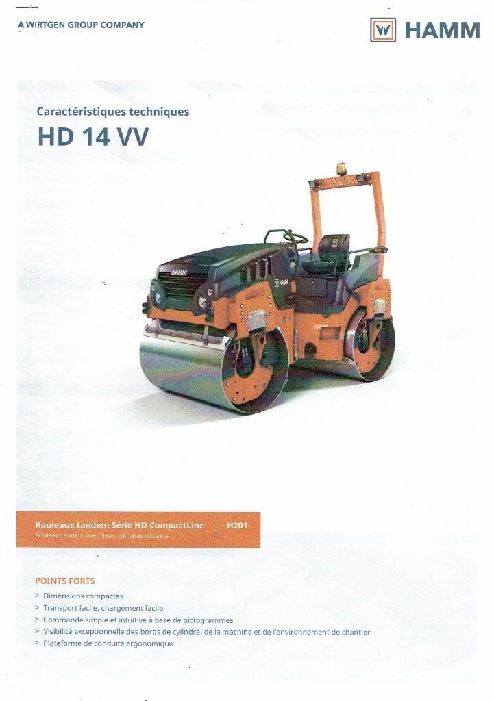 Hamm HD 14 VV Tandemjyrät
