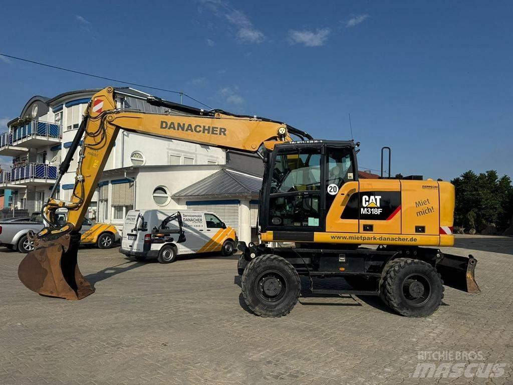 CAT M 318 F Pyöräkaivukoneet