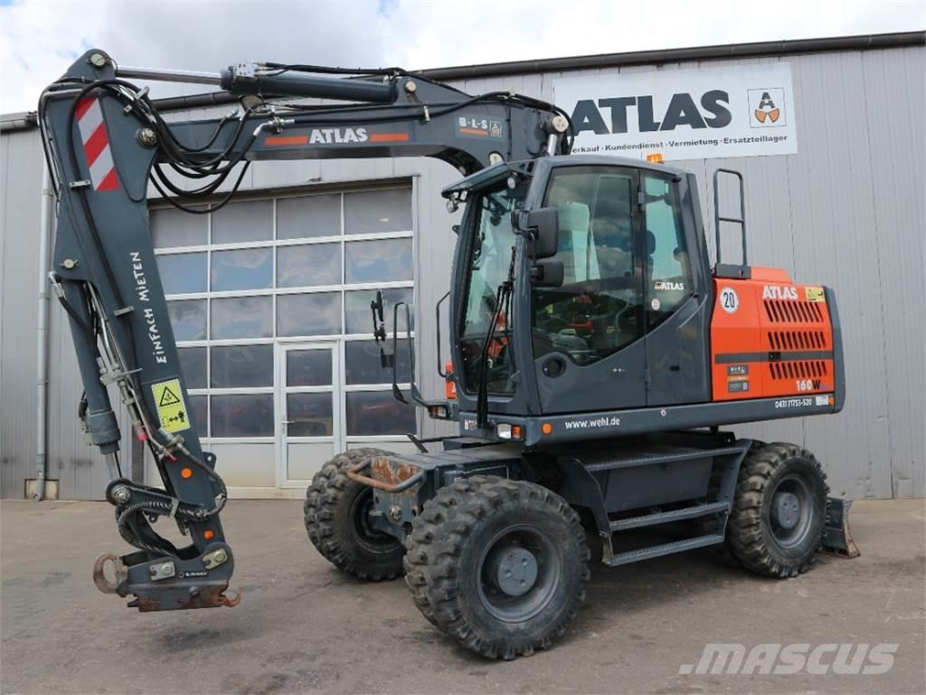 Atlas 160W-BLUE Pyöräkaivukoneet