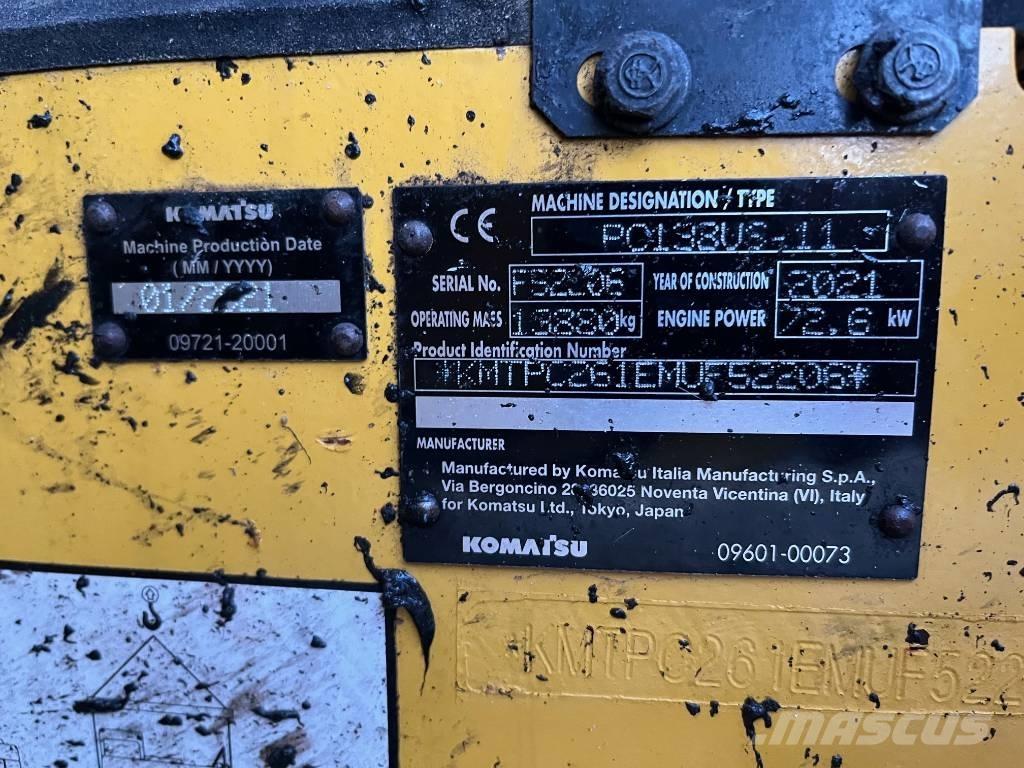 Komatsu PC 138 US-11 Telakaivukoneet