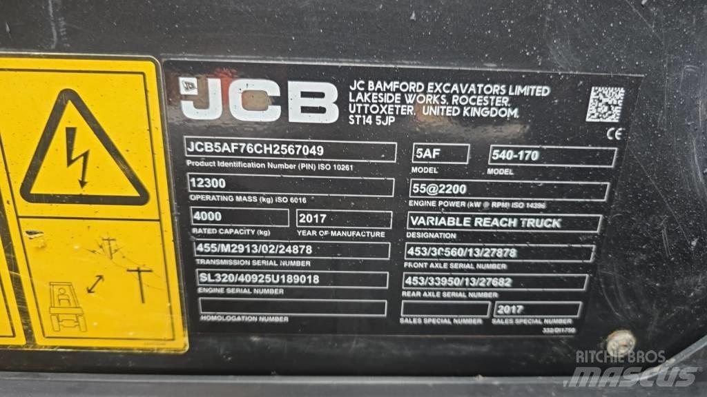 JCB 540-170 Kurottajat