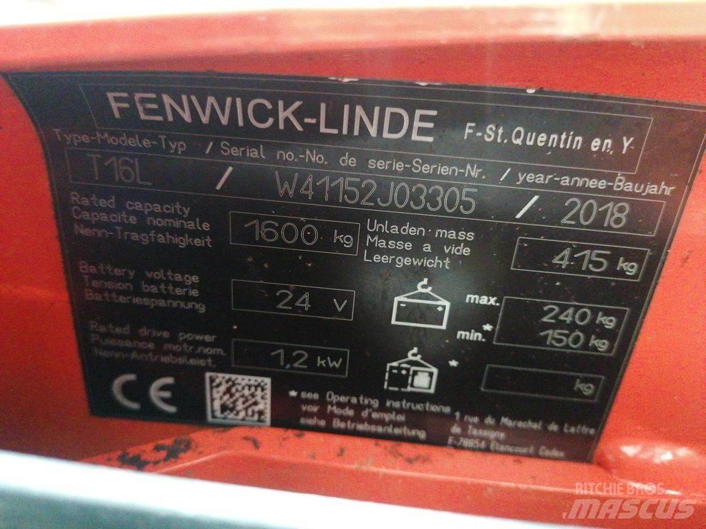 Linde T16L Lavansiirtotrukit