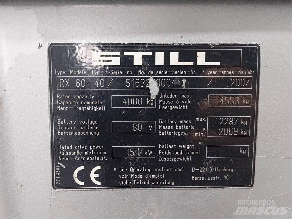 Still RX60 40 Sähkötrukit