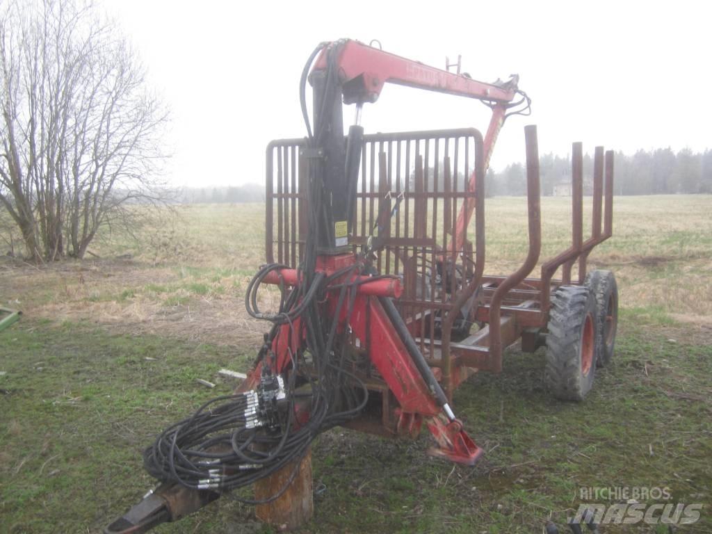Patu 500 + Metsäkärry Metsäperävaunut