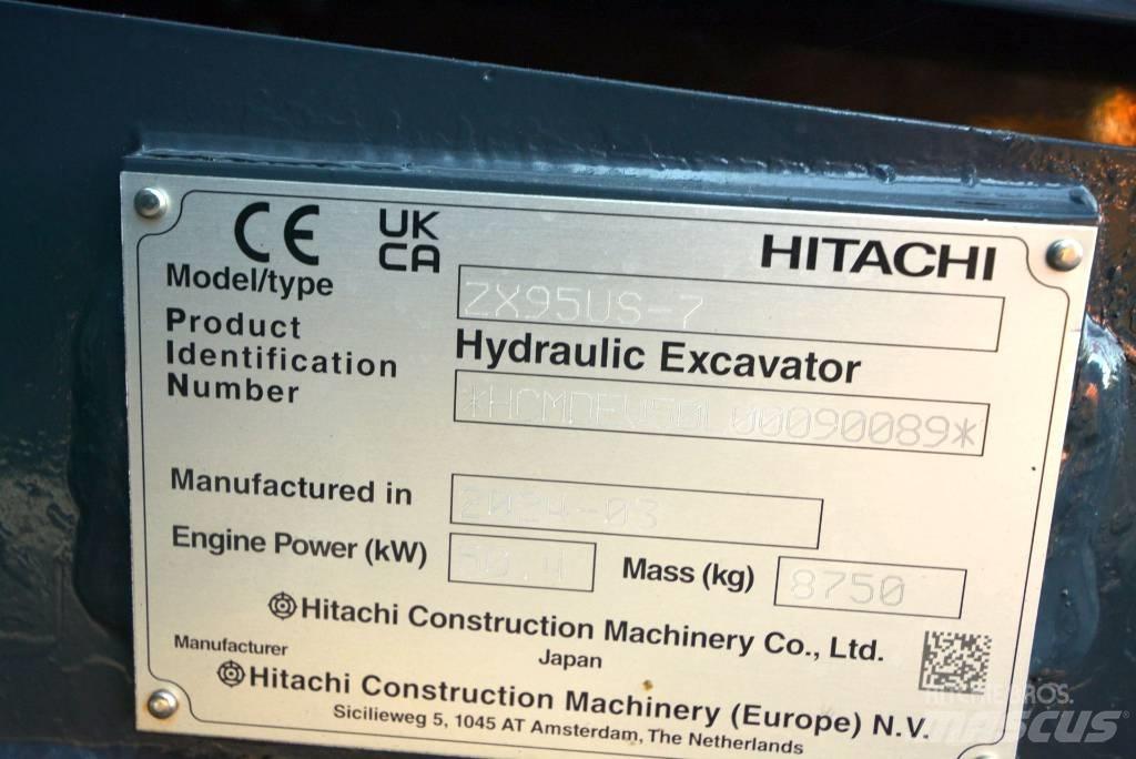 Hitachi ZX 95 US-7 Midikaivukoneet 7t - 12t