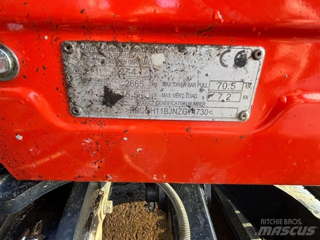 Kubota U 27-4 Minikaivukoneet < 7t