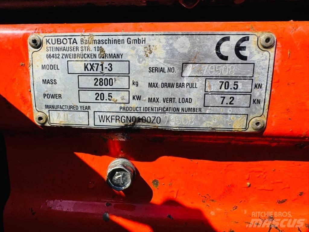 Kubota KX 71-3 Minikaivukoneet < 7t