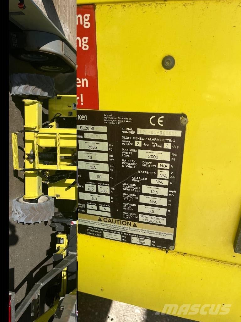 Snorkel SL 26 SL Saksilavat