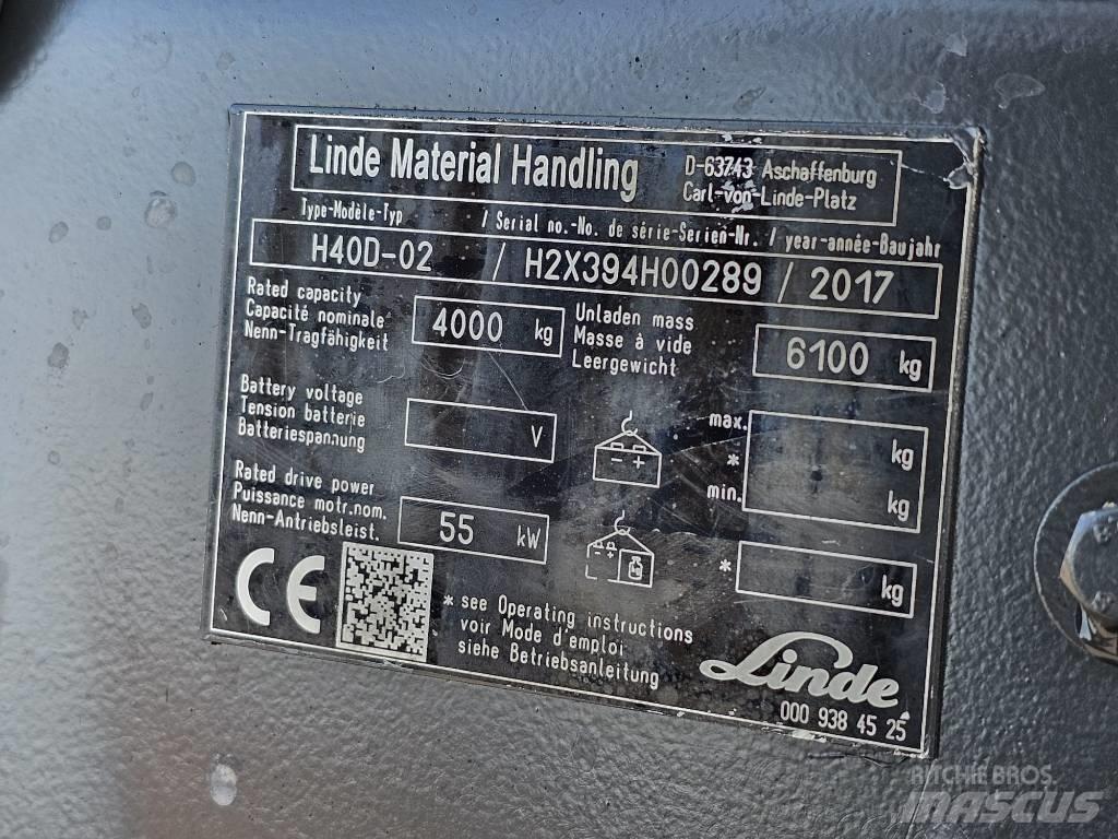 Linde H40D-02 Dieseltrukit