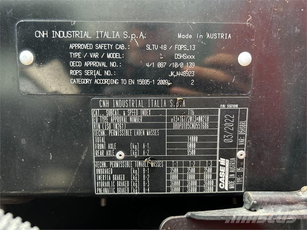 CASE Puma 185 CVX Traktorit