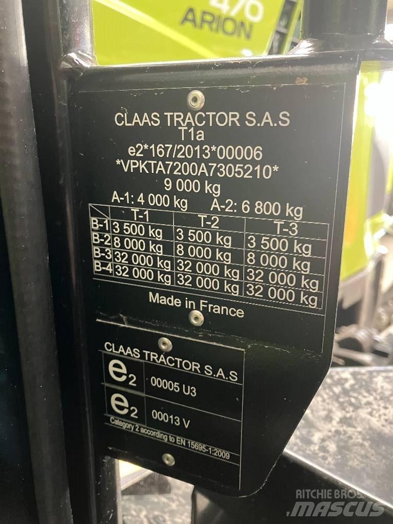 Claas Arion 470 Traktorit