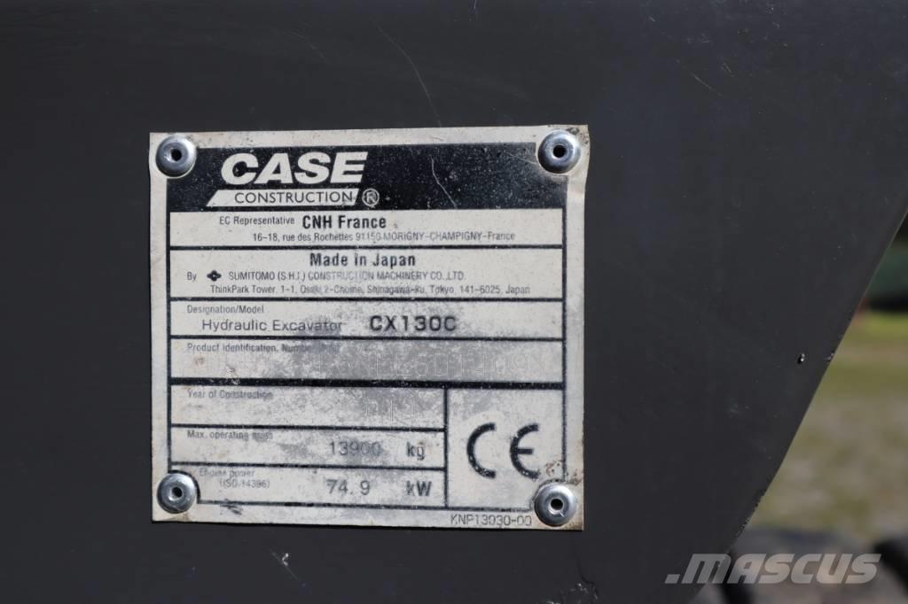 CASE CX130C Telakaivukoneet