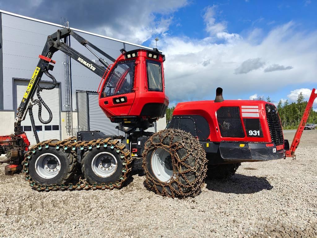 Komatsu 931 Harvesterit