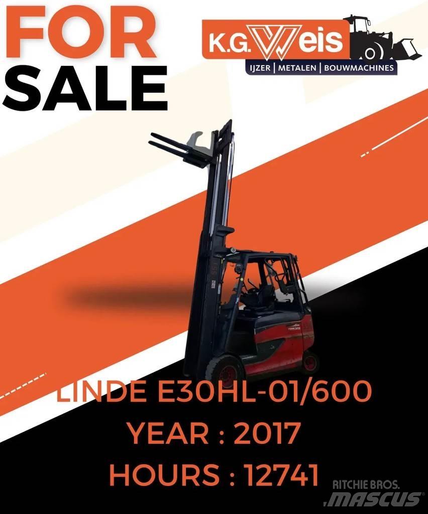 Linde E30HL01-600 Sähkötrukit