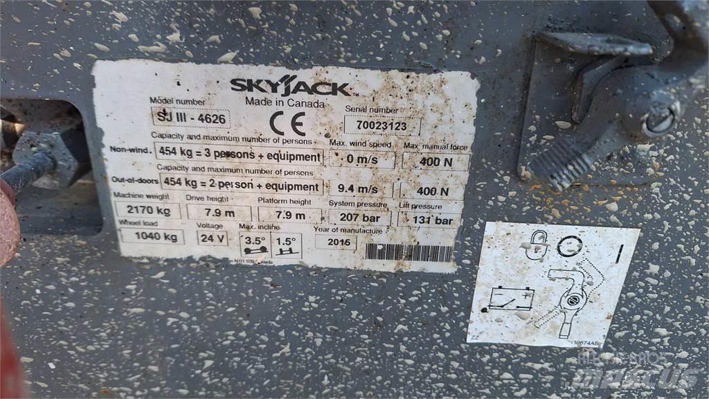SkyJack SJIII4626 Saksilavat